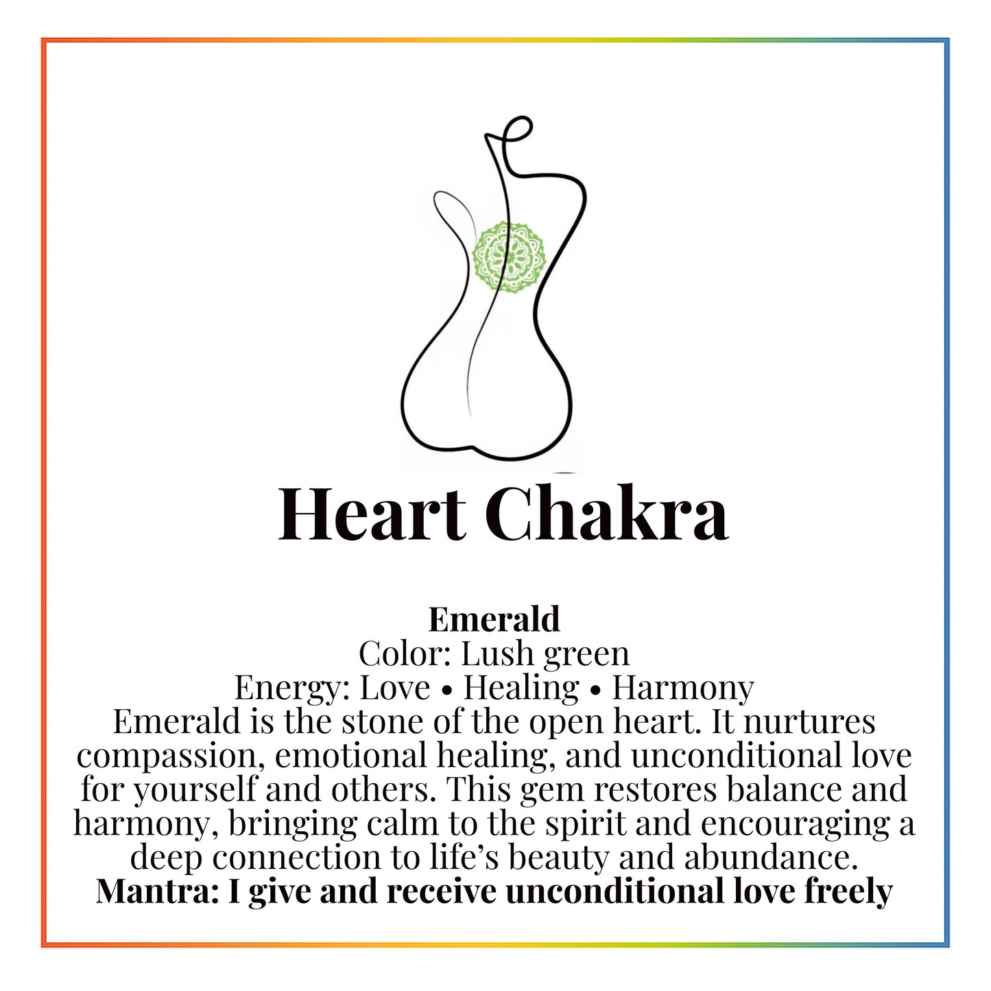 Heart Chakra Bracelet – Emerald