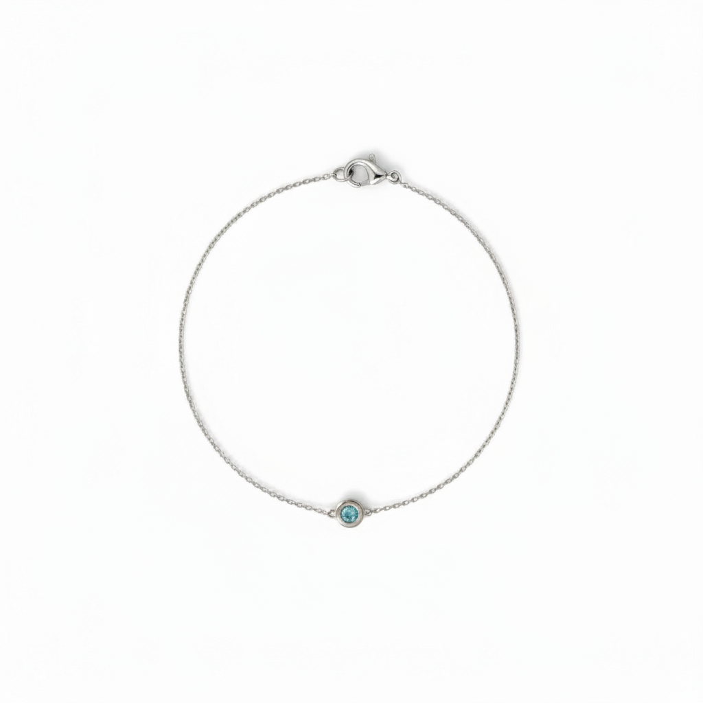 Throat Chakra Bracelet – Blue Topaz