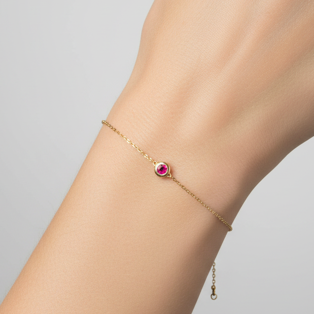 Root Chakra Bracelet – Ruby