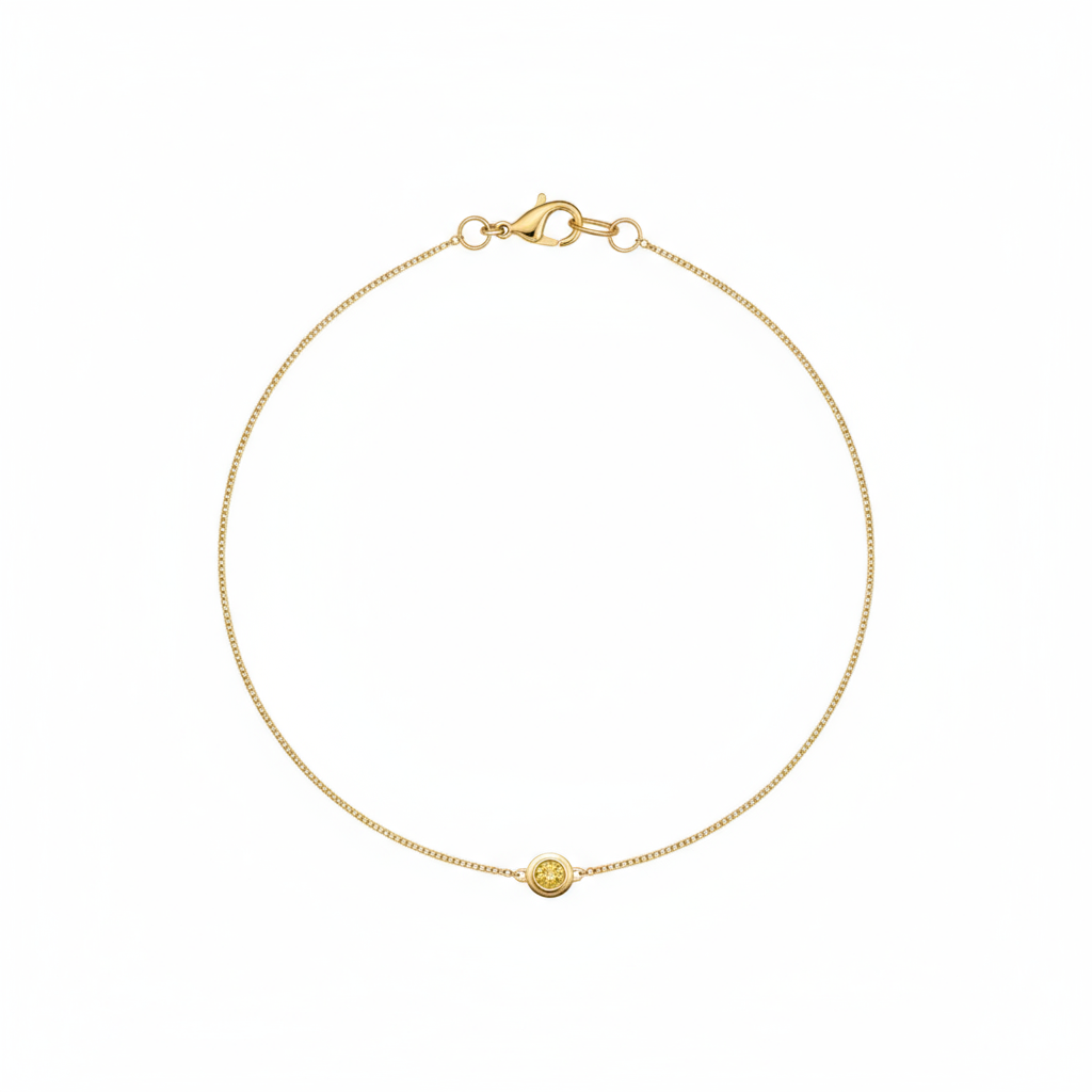 Solar Plexus Chakra Bracelet – Yellow Sapphire