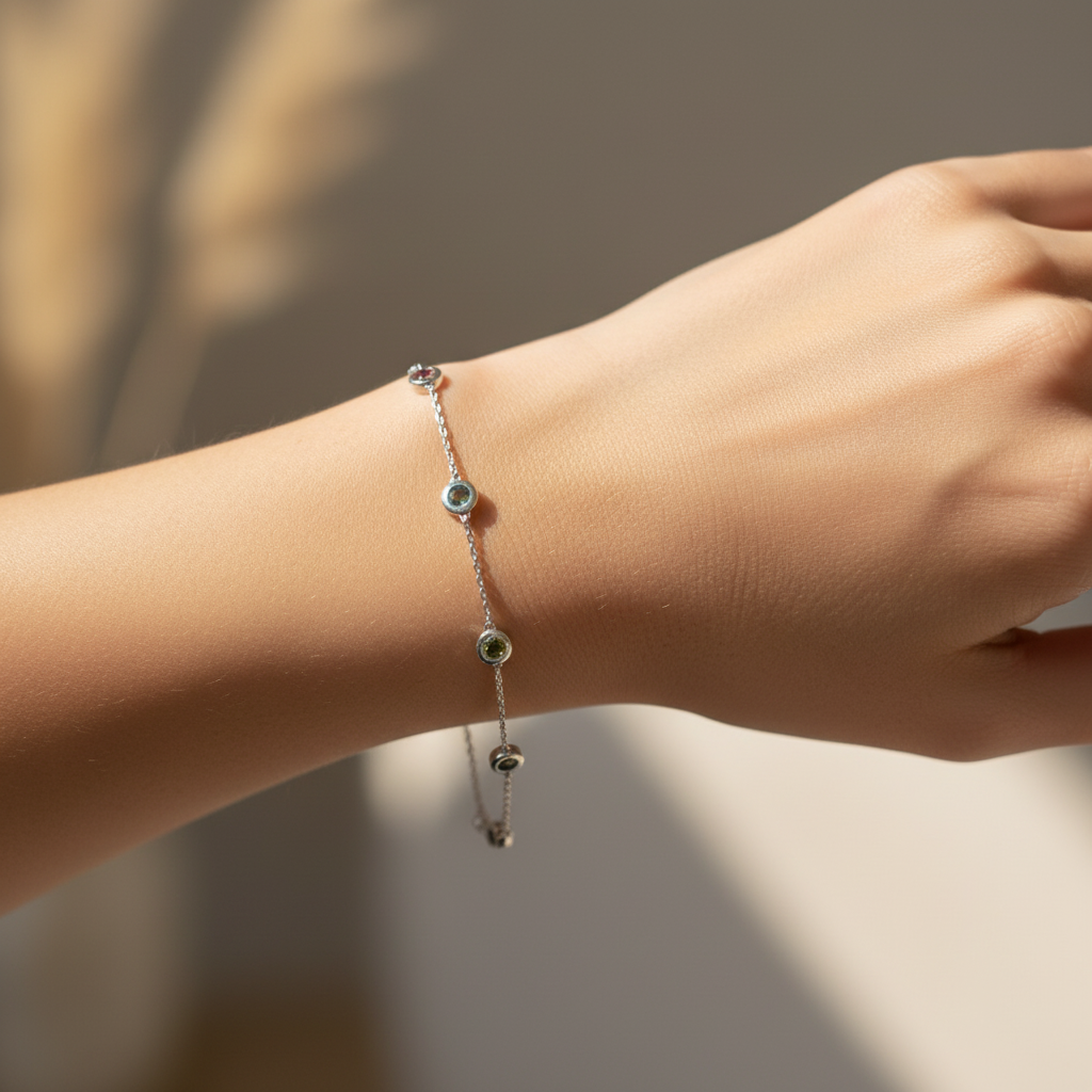 Complete Chakra Alignment Bracelet - 7 Gemstones