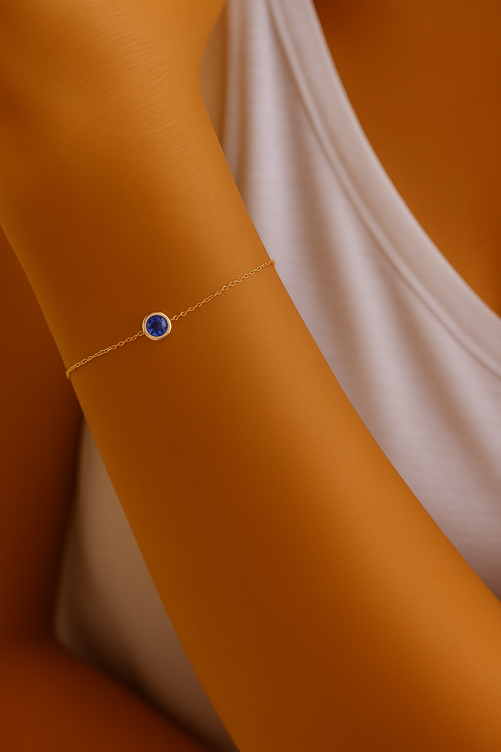 Third Eye Chakra Bracelet – Blue Sapphire