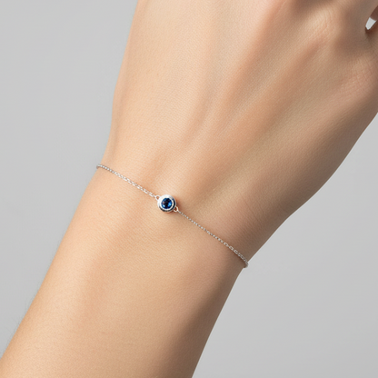 Third Eye Chakra Bracelet – Blue Sapphire