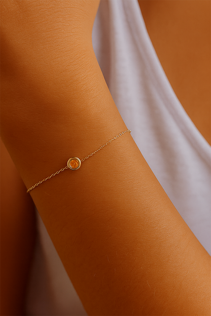 Solar Plexus Chakra Bracelet – Yellow Sapphire