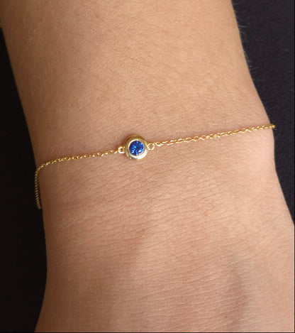 Third Eye Chakra Bracelet – Blue Sapphire