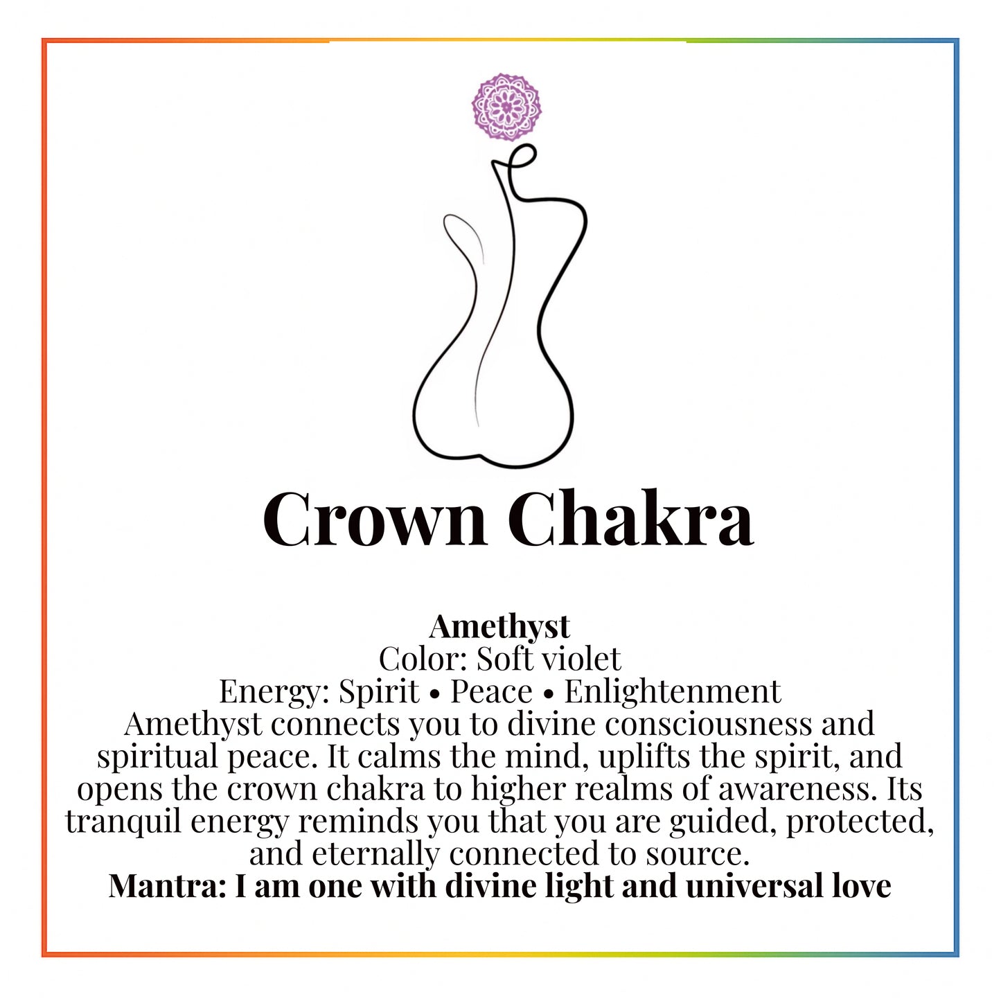 Crown Chakra Bracelet – Amethyst