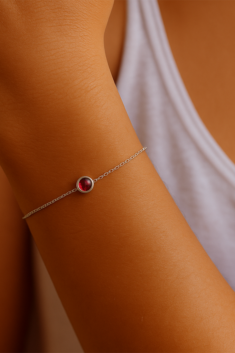 Root Chakra Bracelet – Ruby – Align Jewels