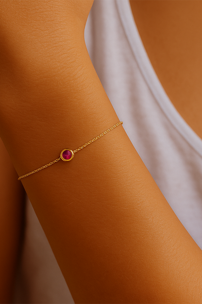 Root Chakra Bracelet – Ruby