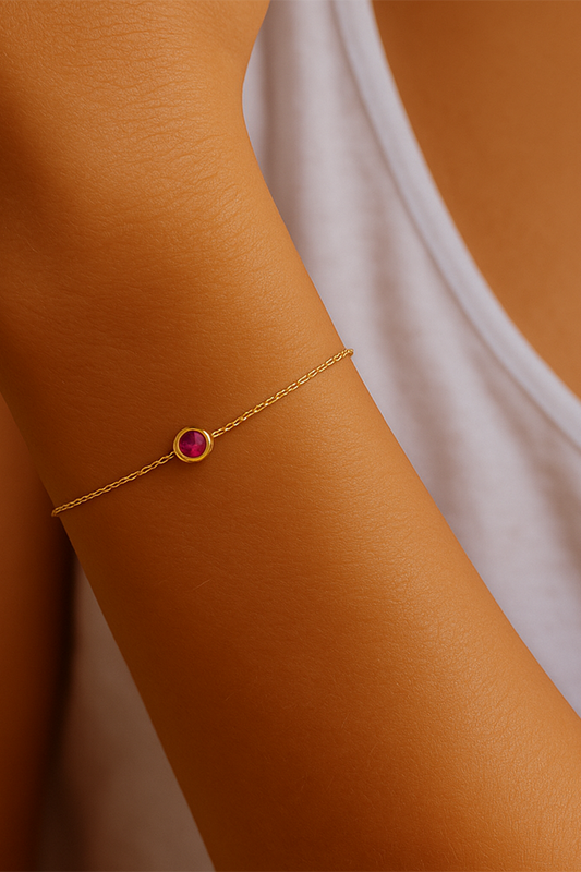 Root Chakra Bracelet – Ruby