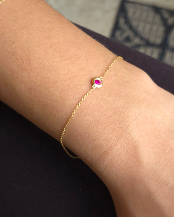Root Chakra Bracelet – Ruby