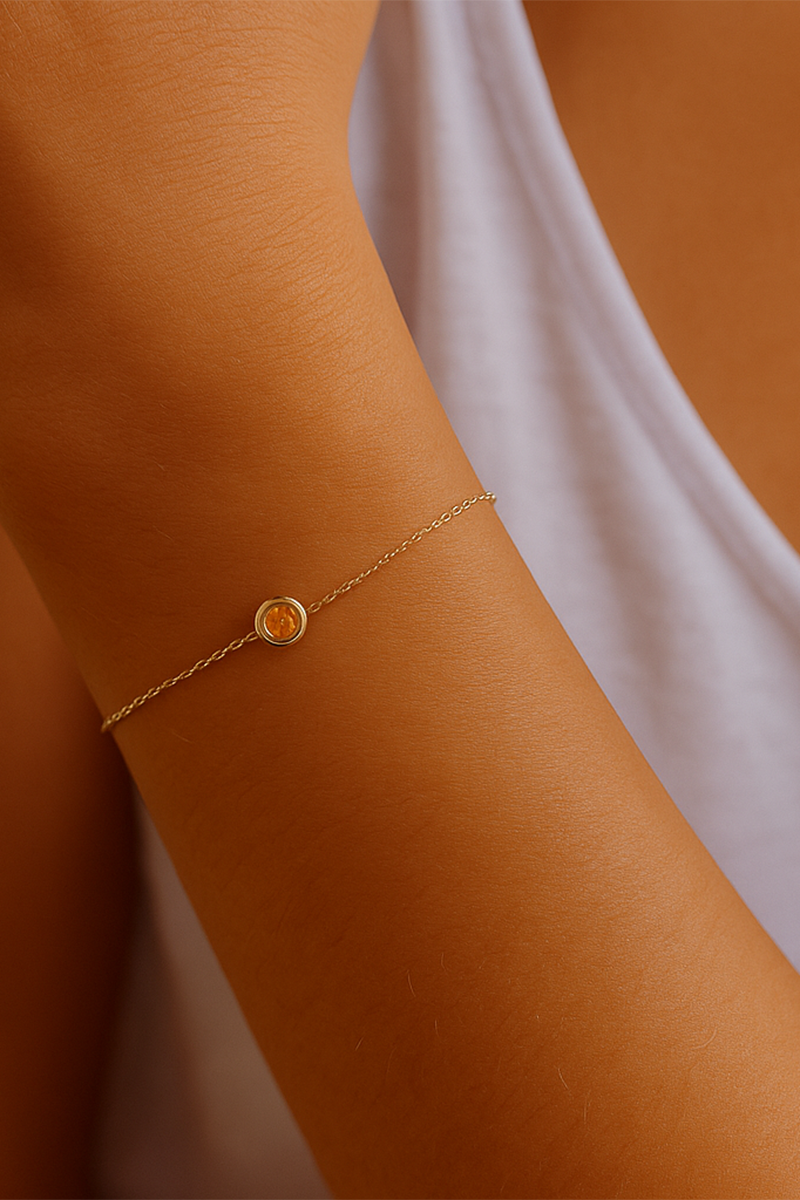 Solar Plexus Chakra Bracelet – Yellow Sapphire