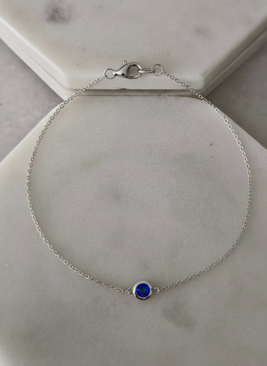 Third Eye Chakra Bracelet – Blue Sapphire