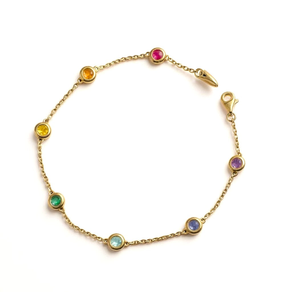 Complete Chakra Alignment Bracelet - 7 Gemstones