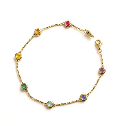 Complete Chakra Alignment Bracelet - 7 Gemstones