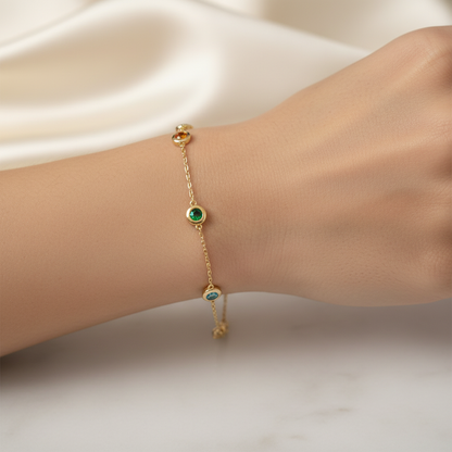 Complete Chakra Alignment Bracelet - 7 Gemstones