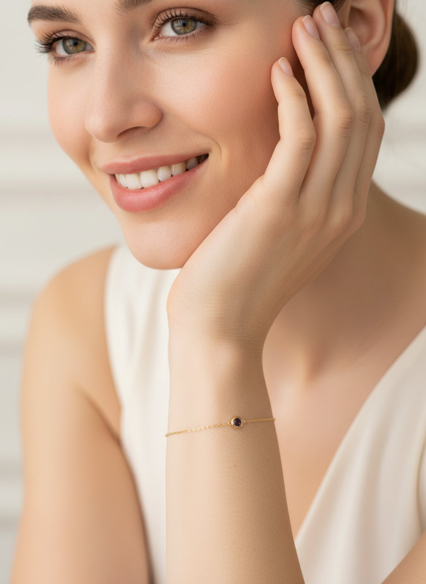 Crown Chakra Bracelet – Amethyst