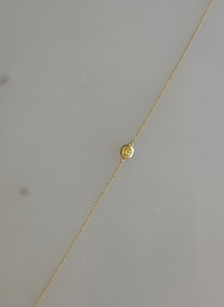 Solar Plexus Chakra Bracelet – Yellow Sapphire