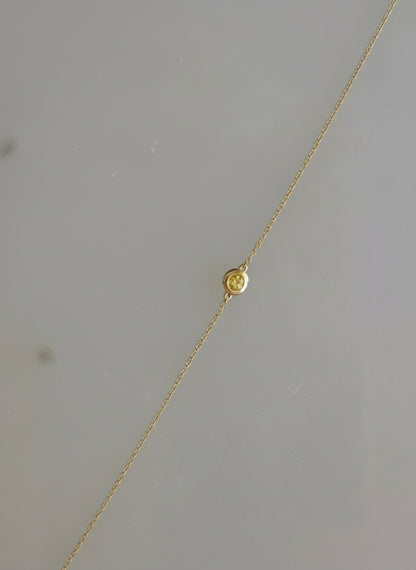 Solar Plexus Chakra Bracelet – Yellow Sapphire